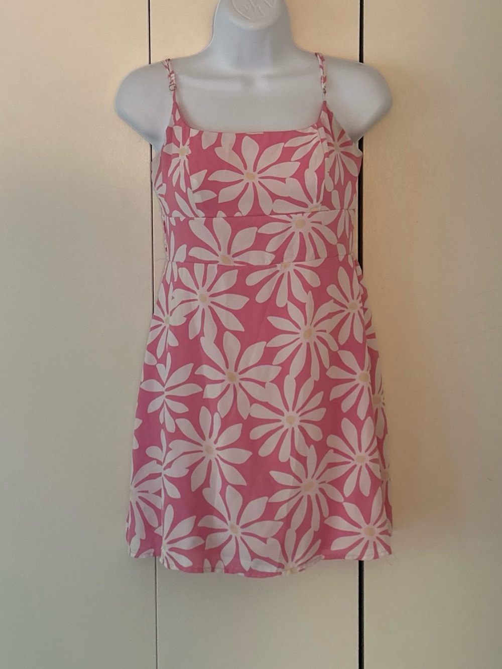 Forever 21 Floral adjustable Spaghetti Strap mini Sundress S